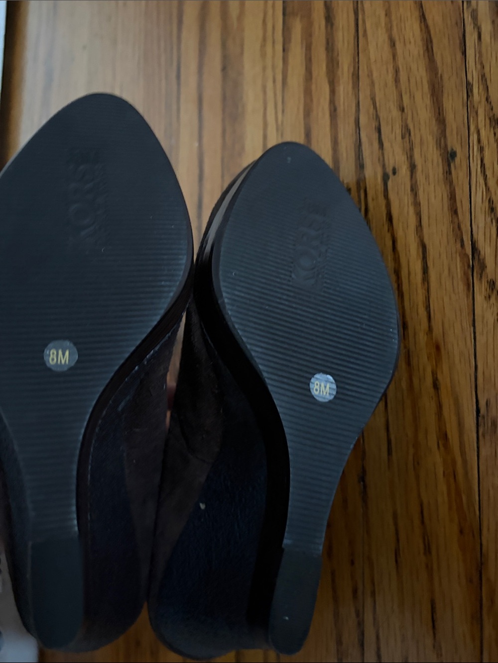 Michael Kors Dark Brown Suede Wedges - Picture 5 of 5